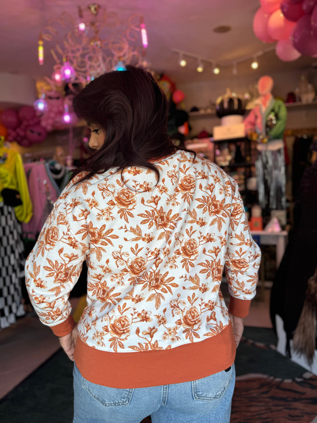 Brianna Cannon • TEXAS FLORAL TOILE SWEATSHIRT