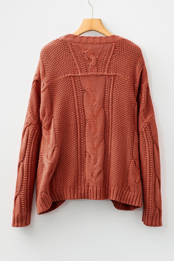 Willaira Slouchy Textured Knit Sweater