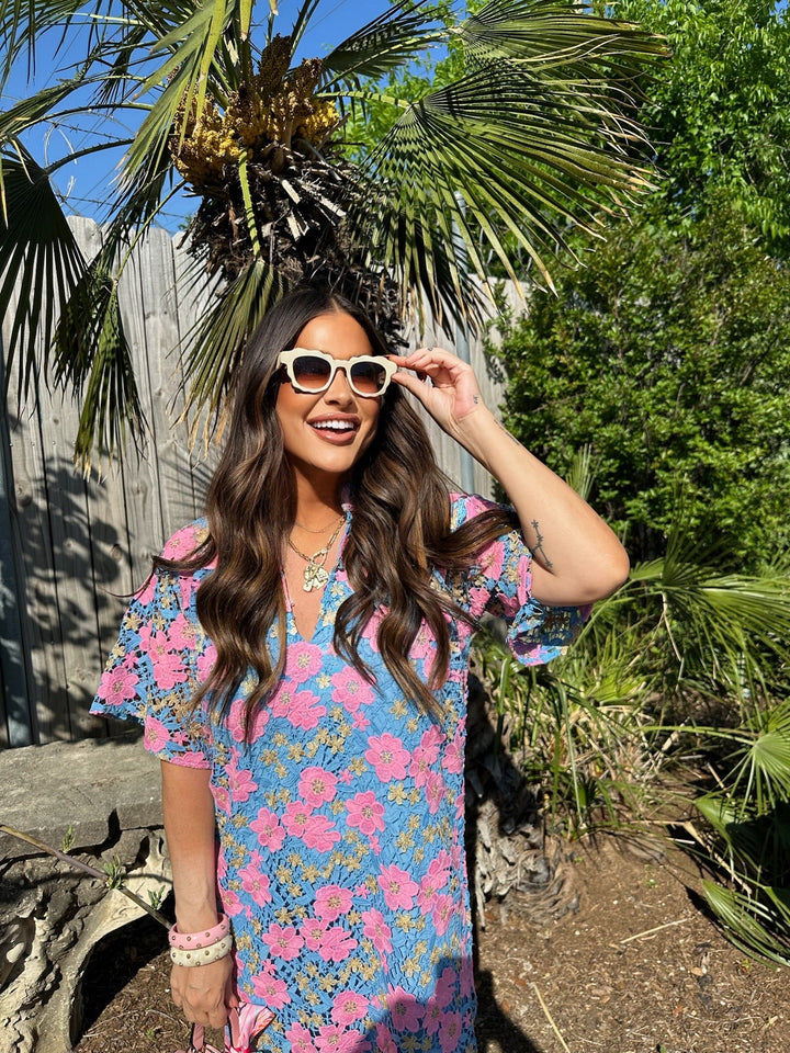 Leighton Pansy Maxi Dress