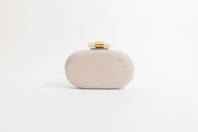 Ethereal Capsule Clutch - Pearl