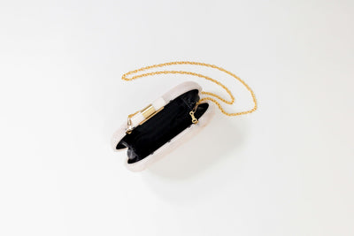 Ethereal Capsule Clutch - Pearl