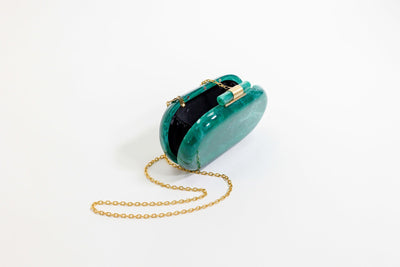 Ethereal Capsule Clutch - Jade