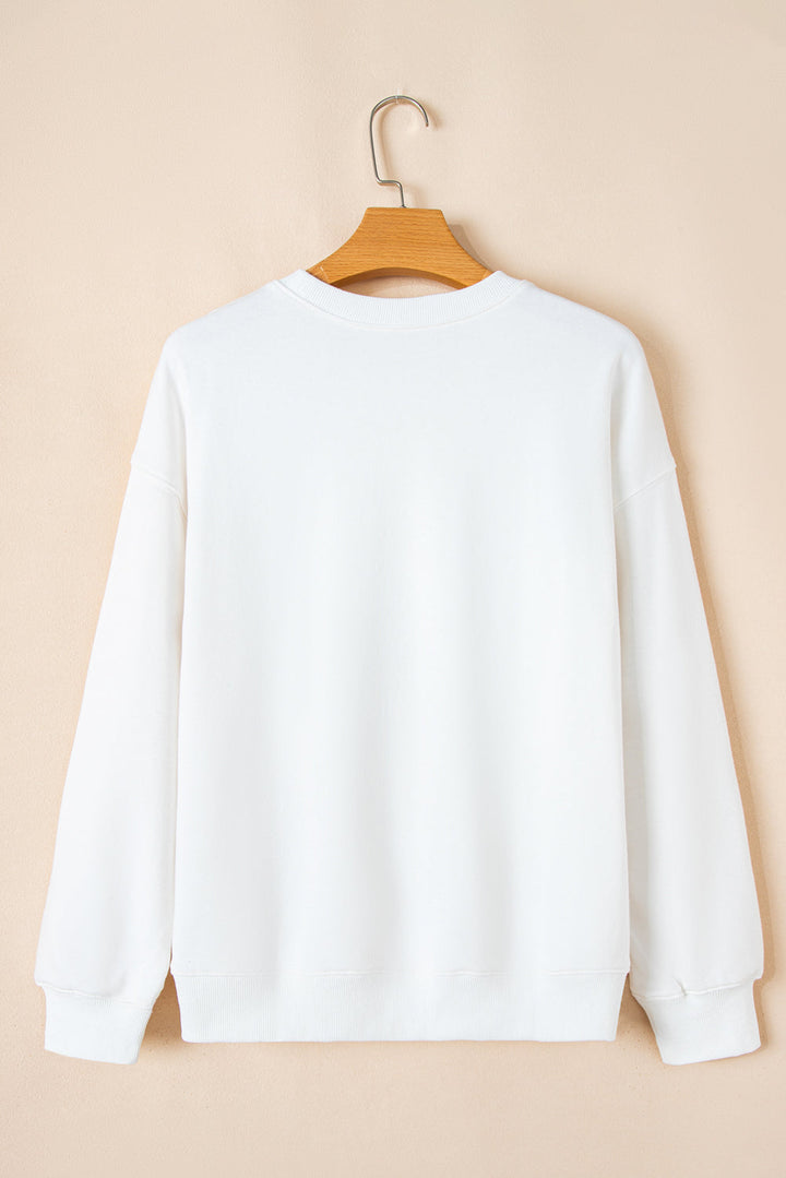 Madison Transfer Printing Crewneck Pullover