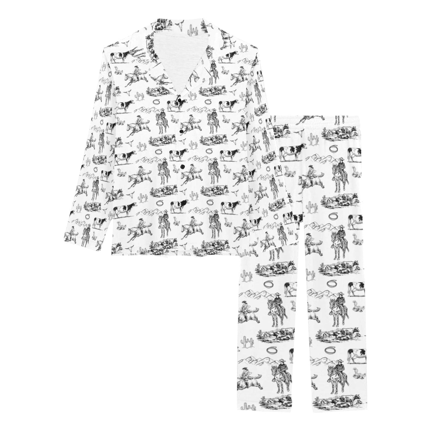 Ranch Life Women's Western Pajama Set