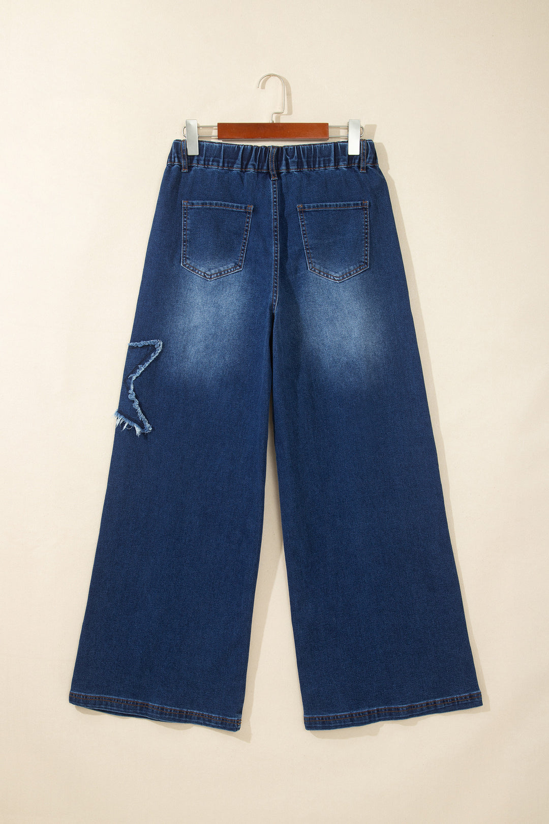 Ashleigh Blue Star Decorated Wide Leg Jeans