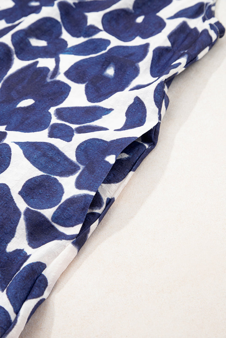 Margaret Colorblock Notched Mini Dress