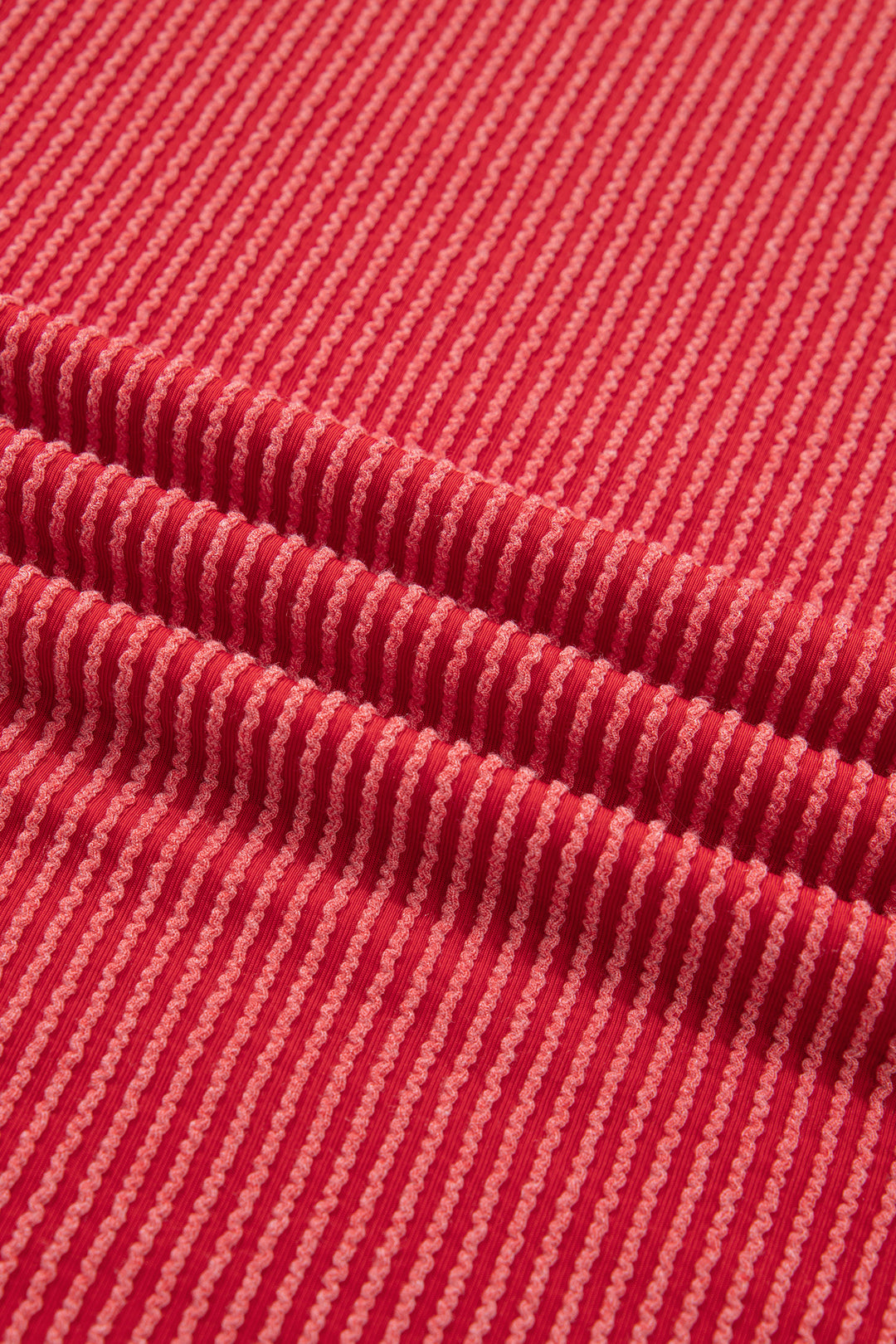 Fiery Red USA Graphic Half Sleeve Loose Ribbed Top