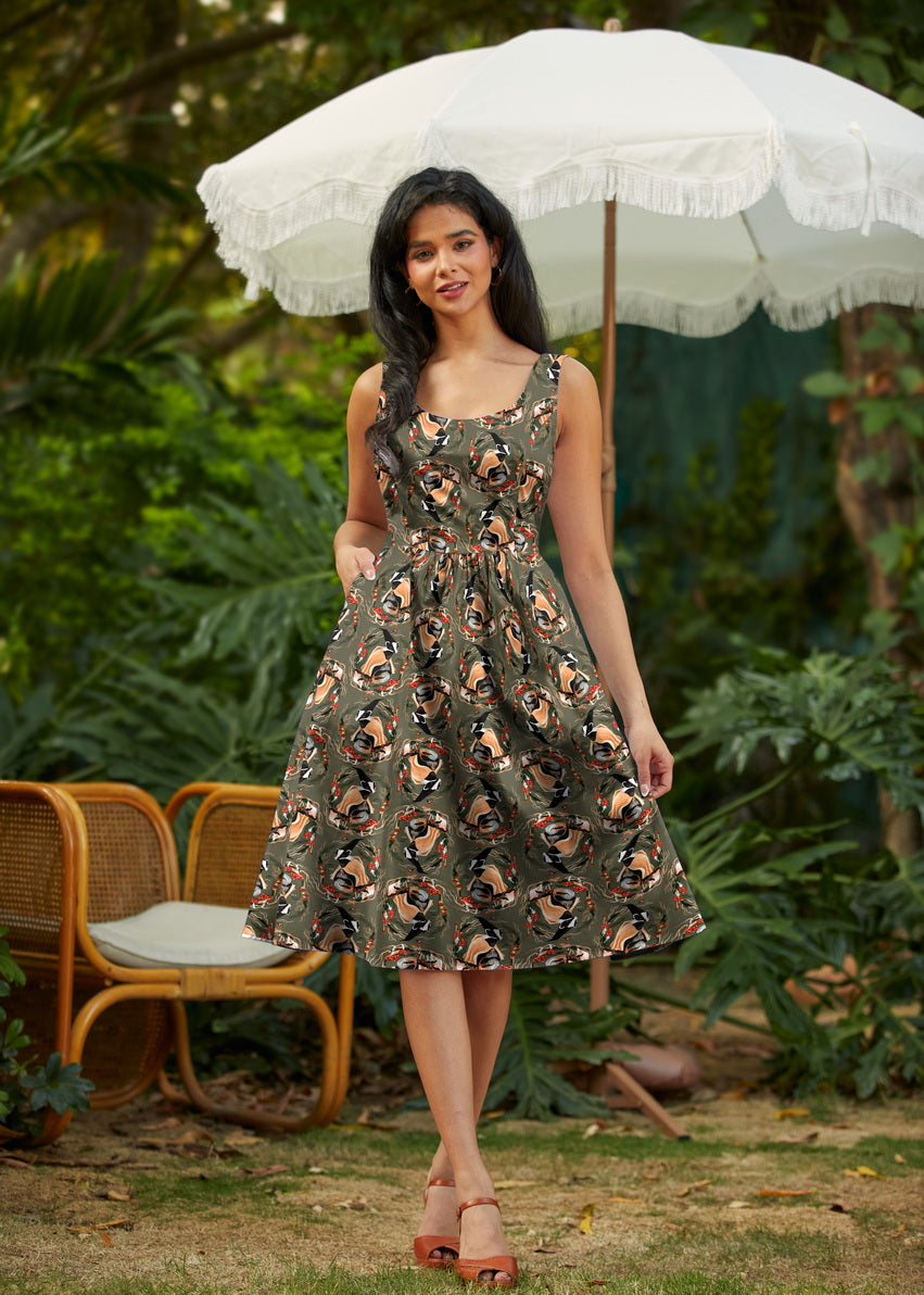 Badger Fit &amp; Flare Dress