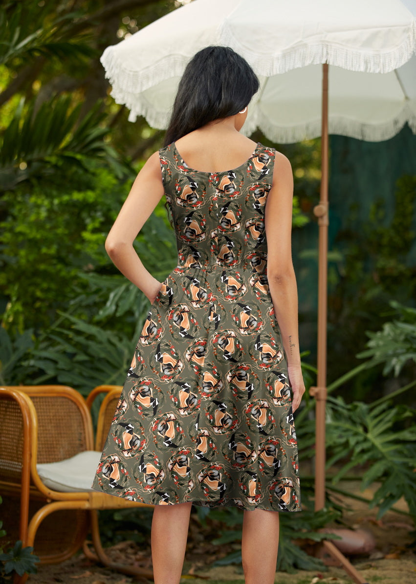 Badger Fit &amp; Flare Dress
