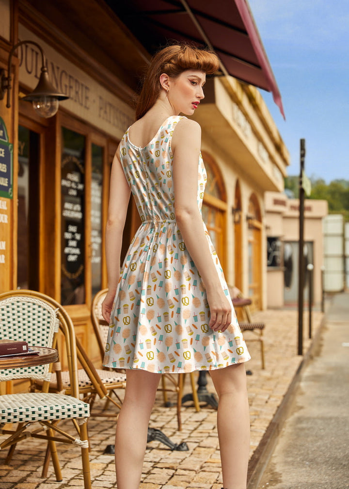 Snacks Shorter Length Fit &amp; Flare Dress