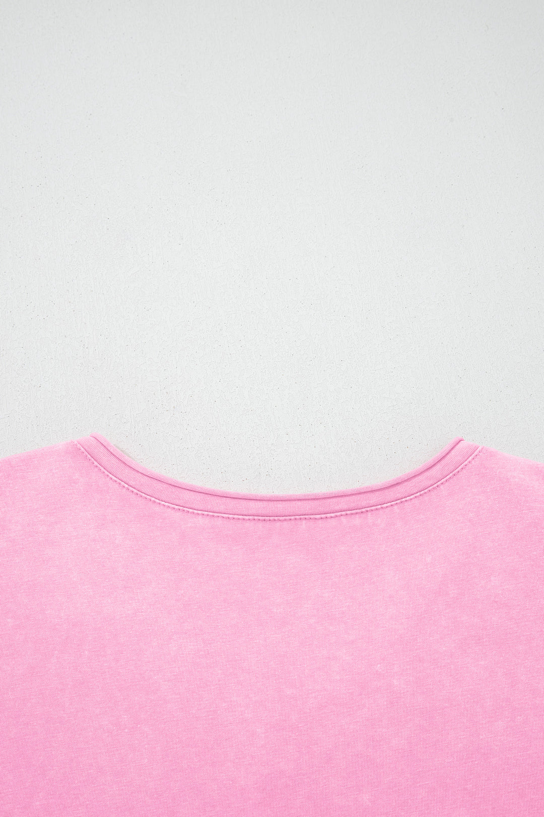 Sachet Pink Cotton Mineral Wash T Shirt