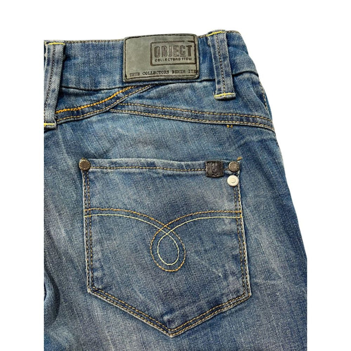 Object Blue Cotton Women's Jeans