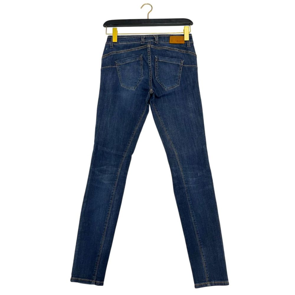 Object Blue Cotton Women Jeans