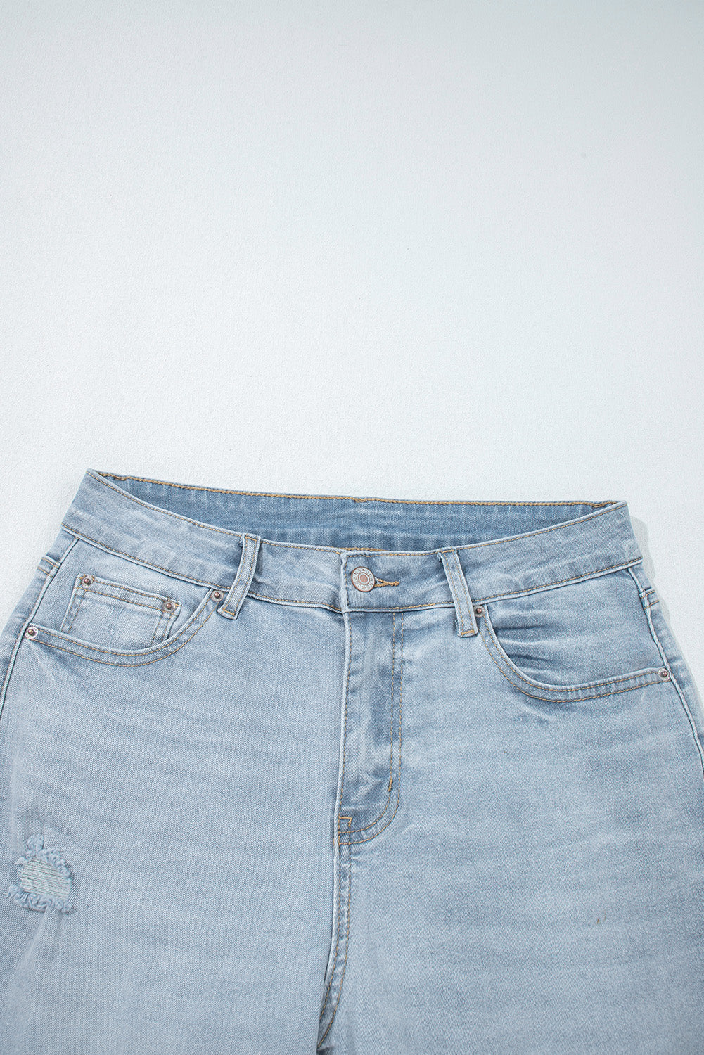 Kimberly Length Distressed Skinny Jeans