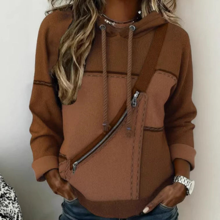 Women’s 3D Printed Hooded Sweatshirt – Long Sleeve Pullover