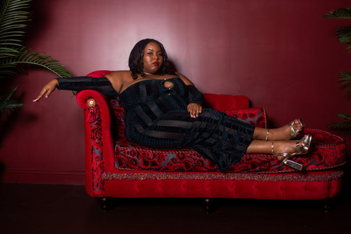 “You See Me” Off Shoulder Dress