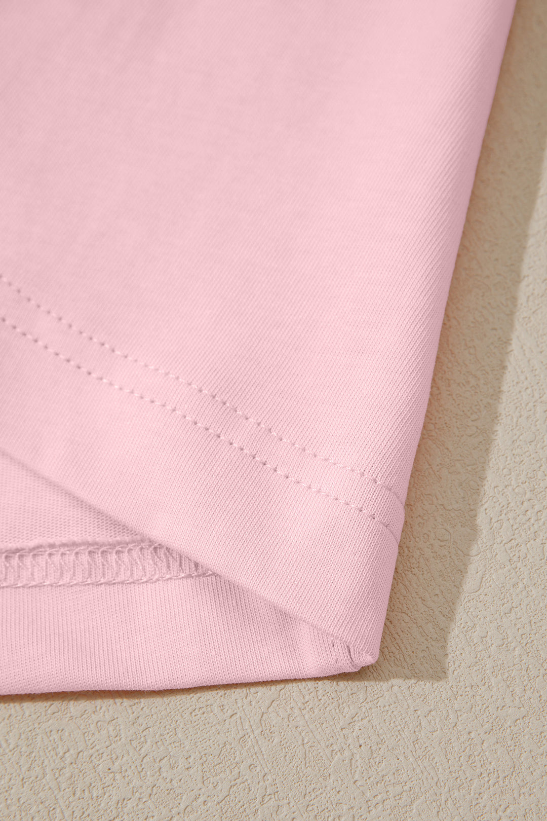 Mist Blue Stitched Detail Loose Tank Top 2pcs Short Set