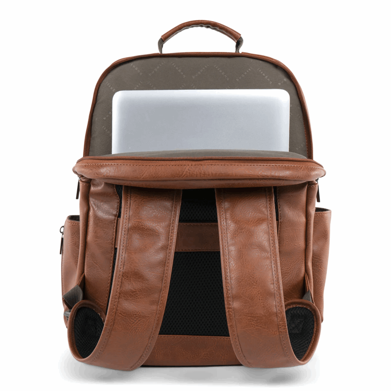 Bugatti Valentino Vegan Leather Backpack with RFID Protection