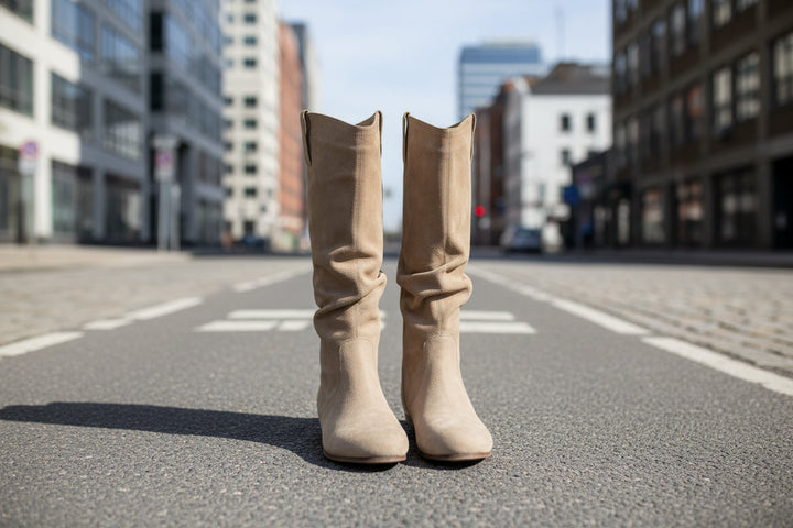 🖤 Creeper Knight Flat Heel Cowboy Boots for Women