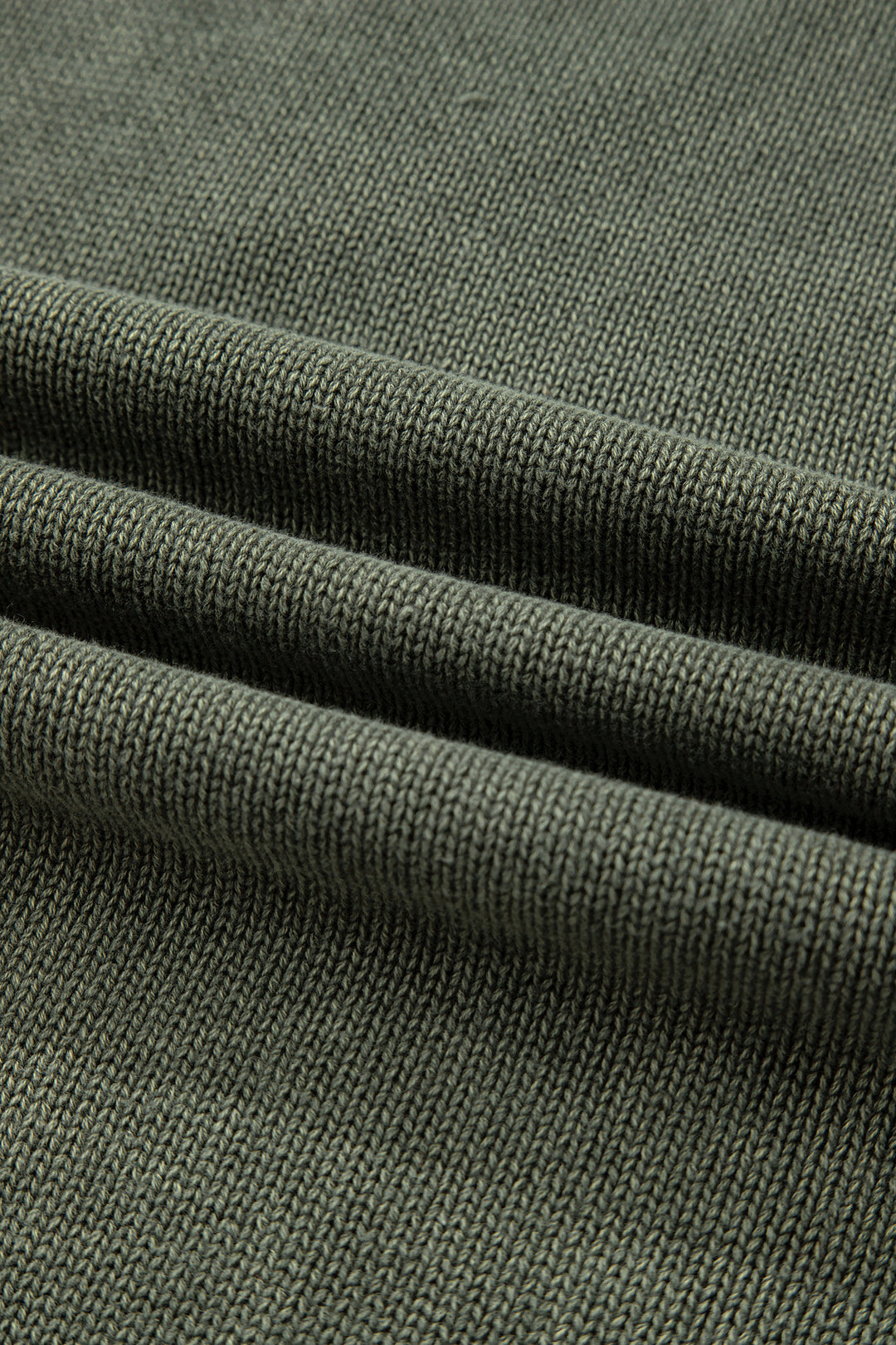 Four Leaf Clover Mineral Wash V Neck Knit Exposed Seam Drop Shoulder Loose Sweater