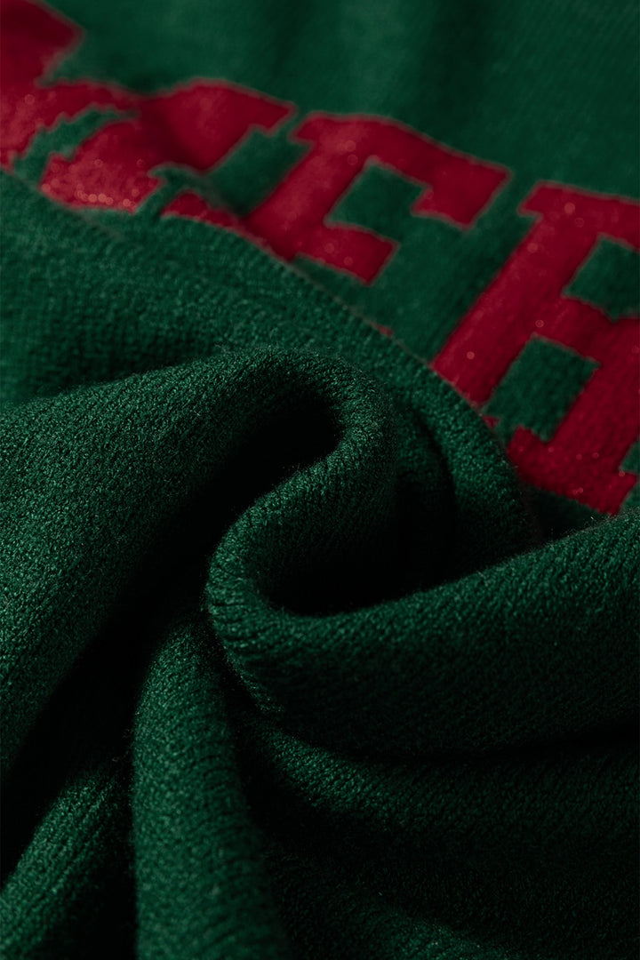 Merry Christmas Raglan Sleeve Sweater