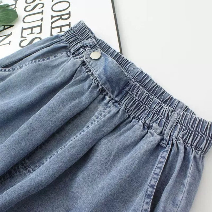 Patchwork Embroidered Cropped Harem Pants – Women&