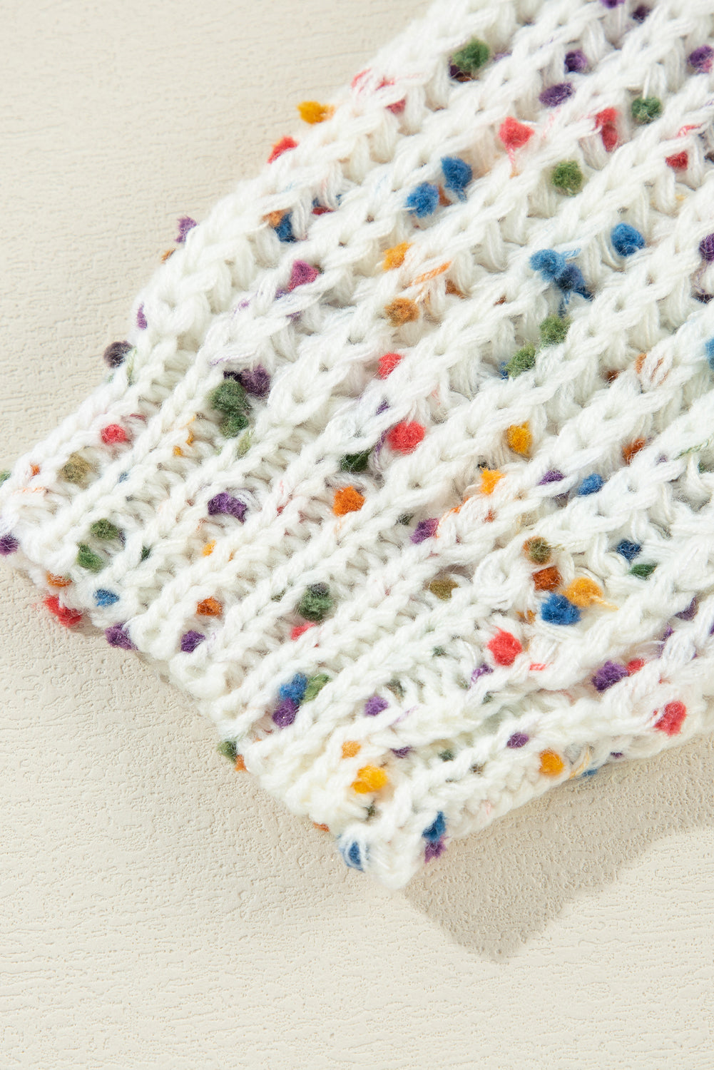 Scarlett Confetti Reversible Twist Sweater