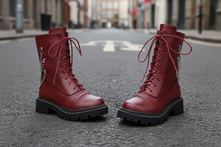 Women’s Chunky Heel Mid-Calf Dr. Style Boots – Large Size Fall & Winter Boot