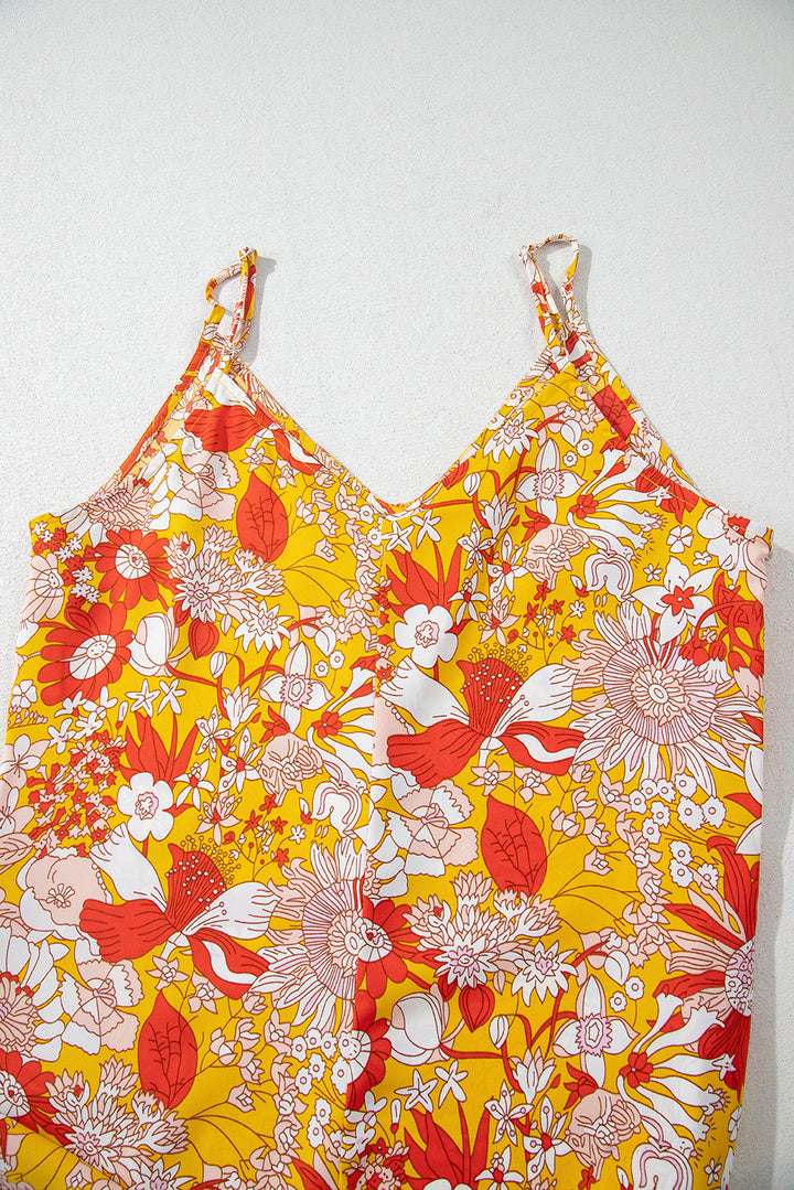 Navy Wide Leg Sleeveless Jumpsuit