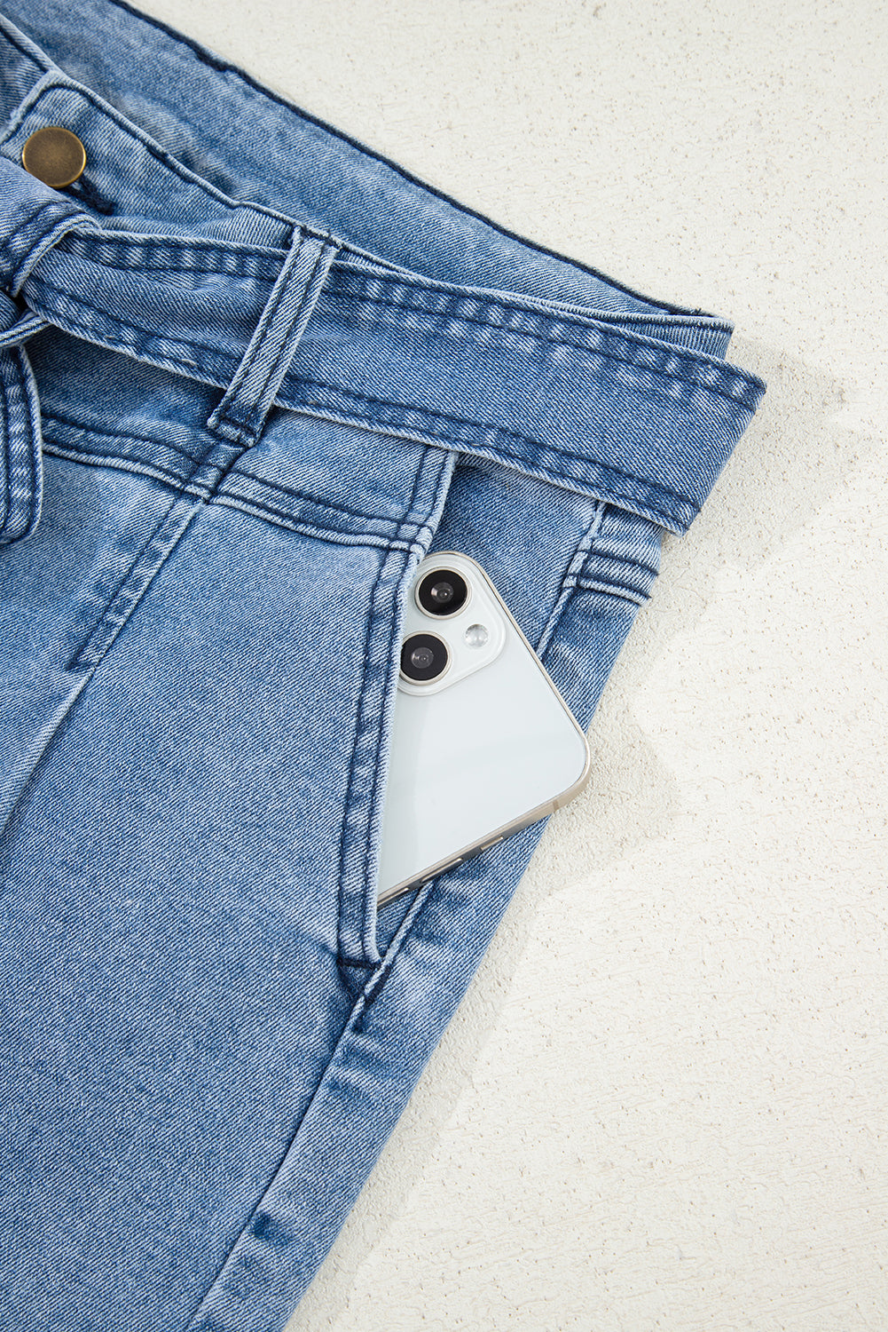 Ava Sash Wide Leg Jeans