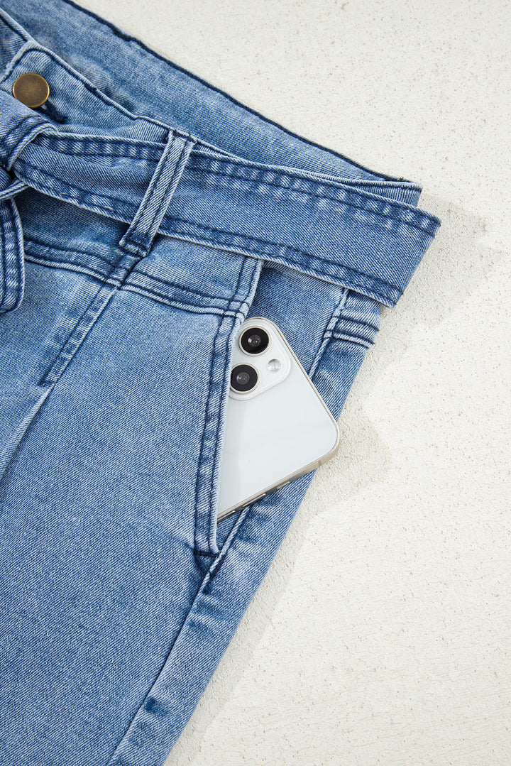 Ava Sash Wide Leg Jeans