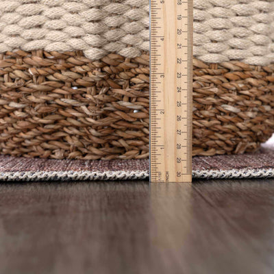 Barny Brown Washable Rug