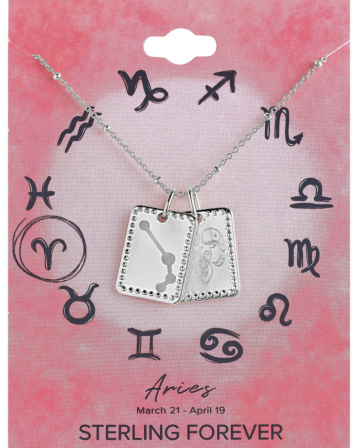 Zodiac Tag Necklace
