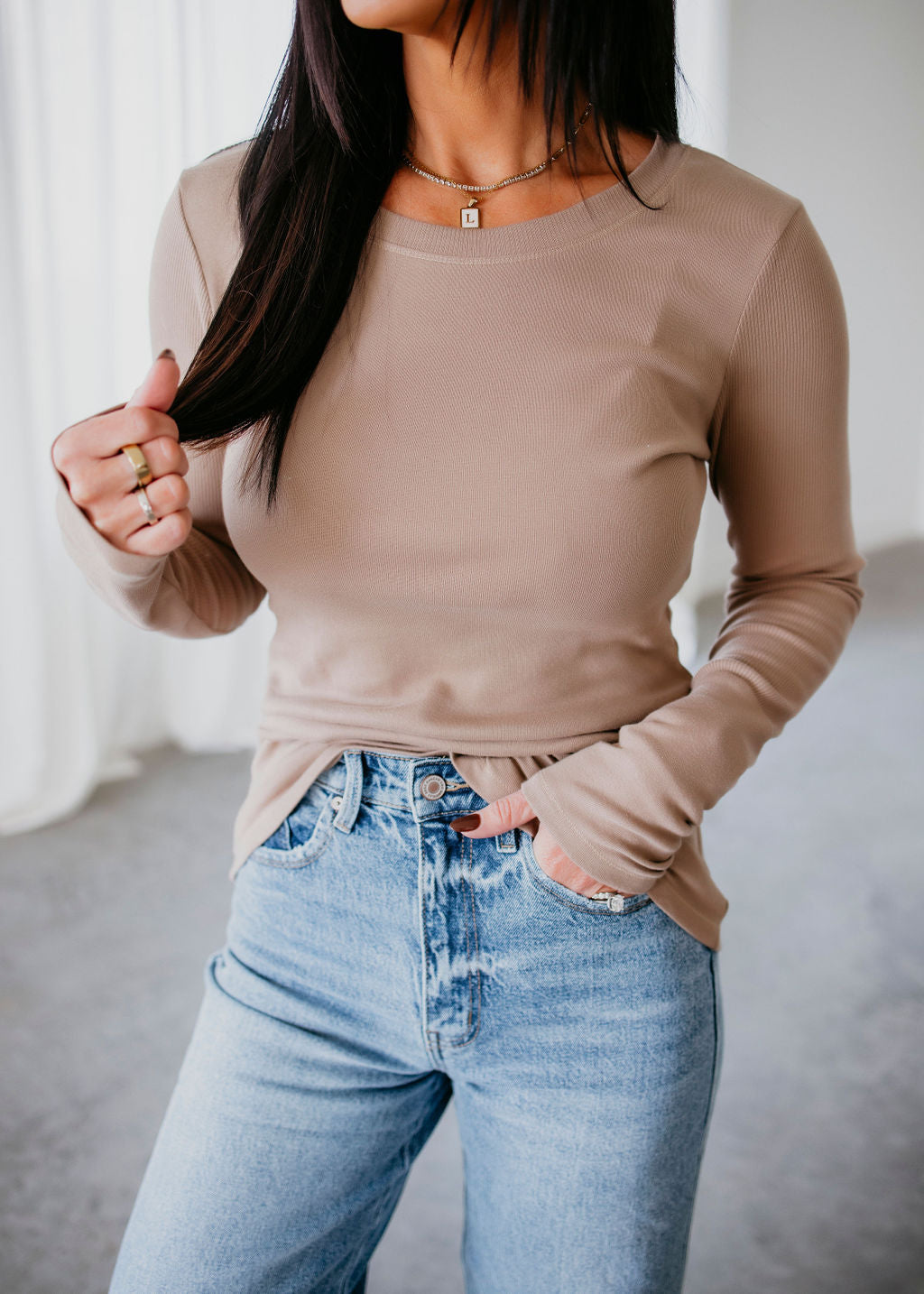 Kyra Long Sleeve Top by Lily & Lottie