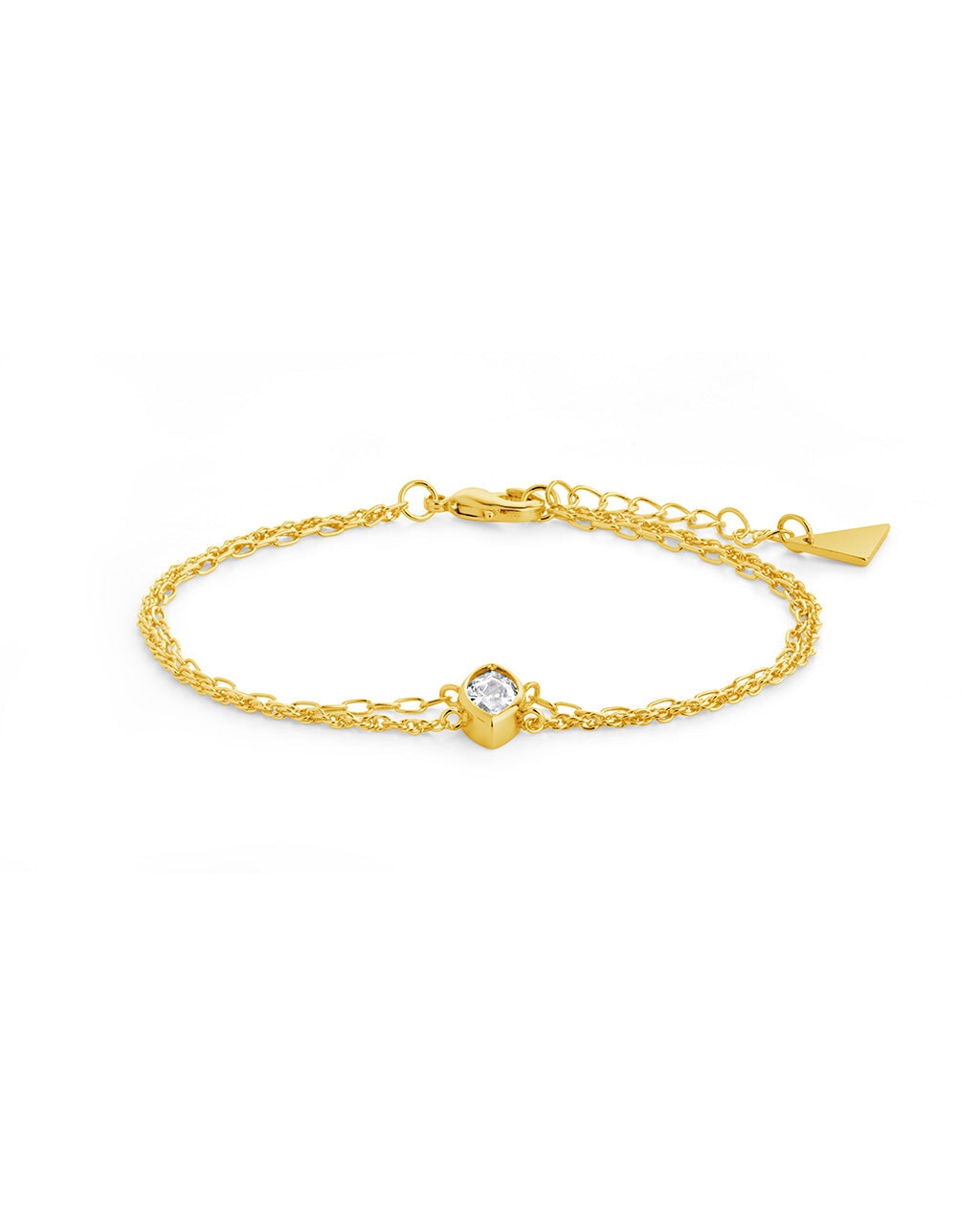 Karlie CZ & Layered Chain Bracelet