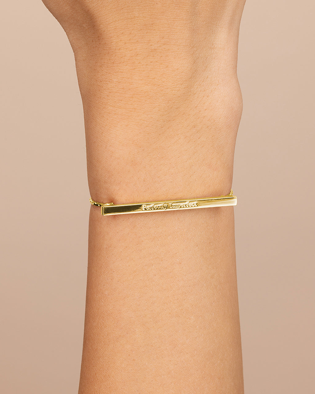 Inspirational Bar Slider Bracelet