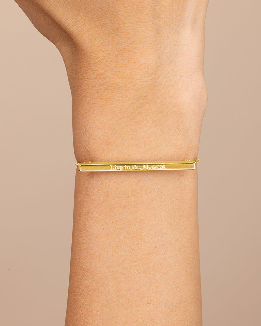 Inspirational Bar Slider Bracelet