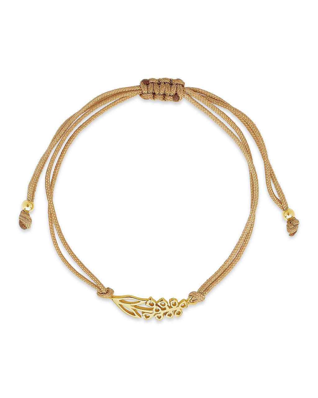 Sterling Silver Birth Flower Bolo Bracelet