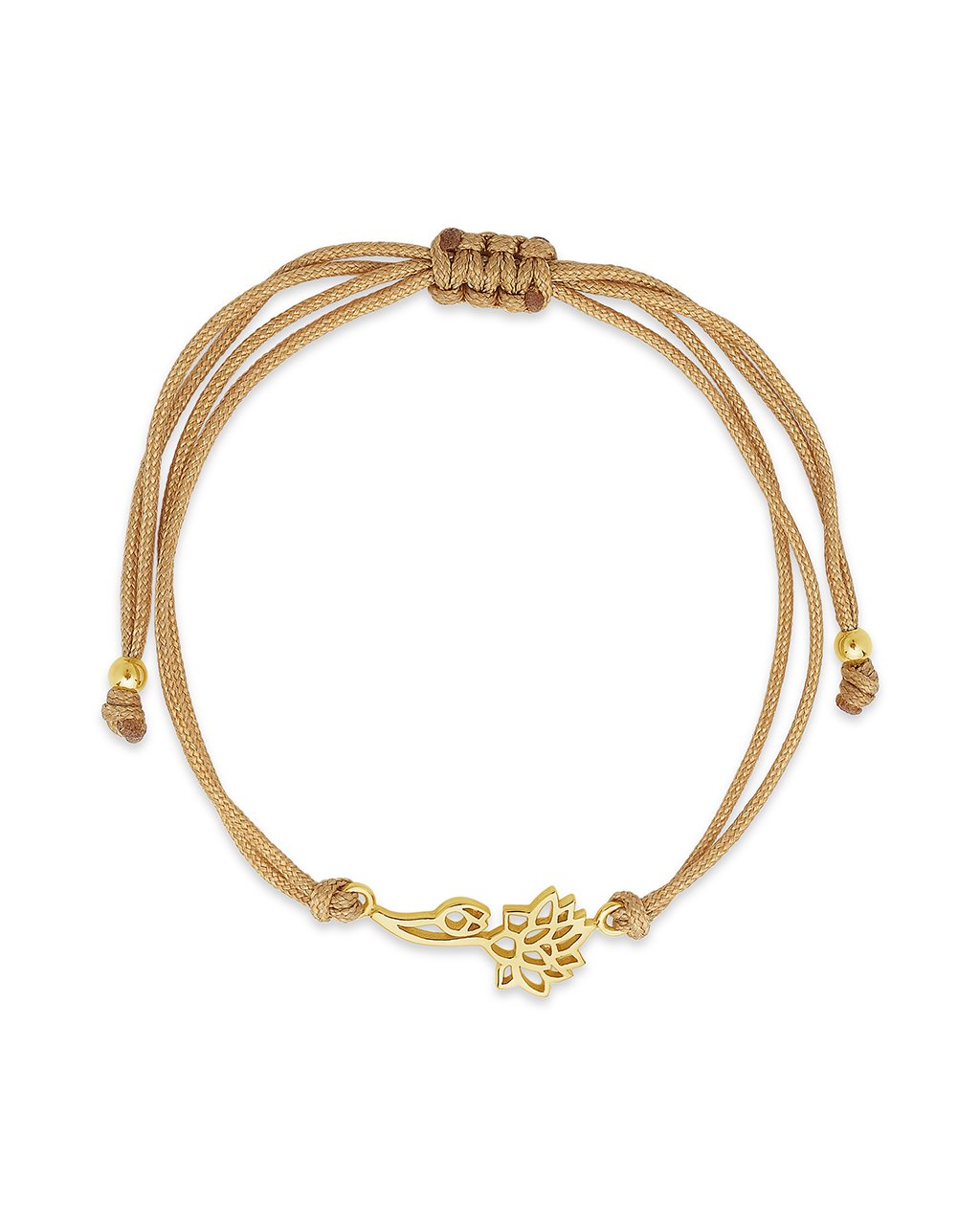 Sterling Silver Birth Flower Bolo Bracelet