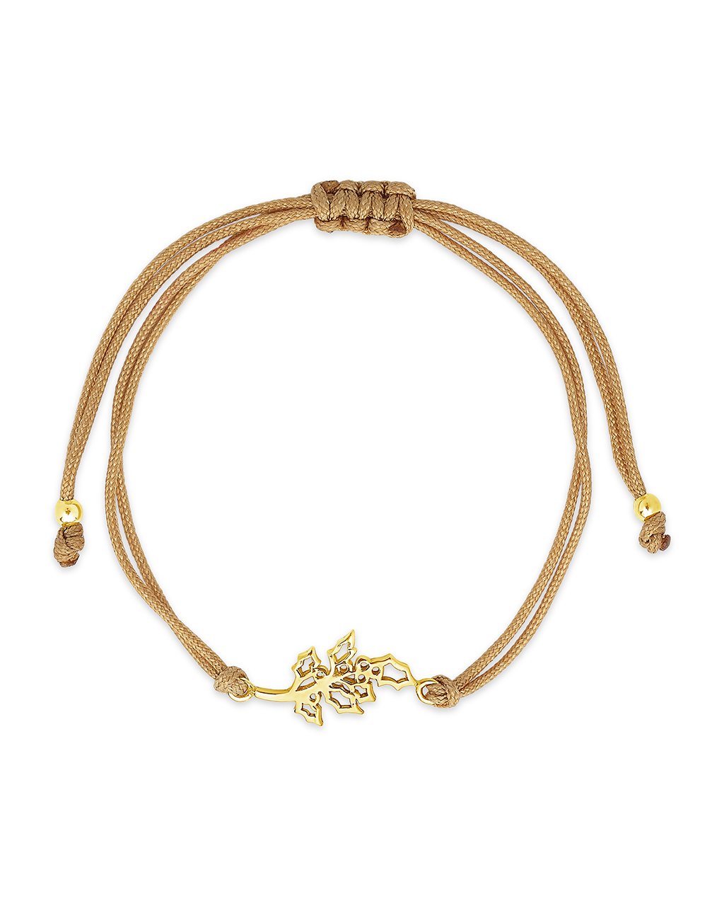 Sterling Silver Birth Flower Bolo Bracelet