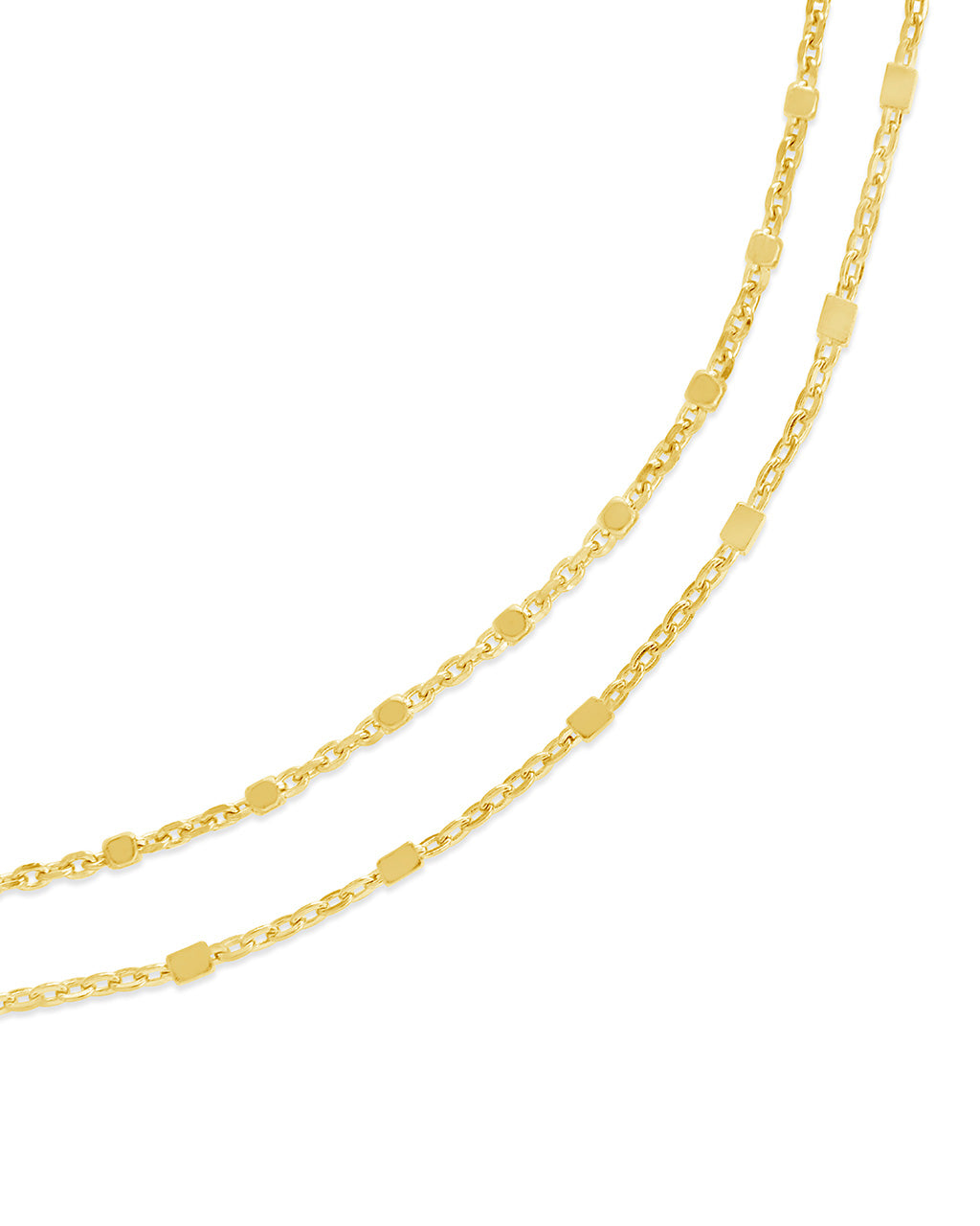 Sterling Silver Chloe Chain Bracelet Set of 2