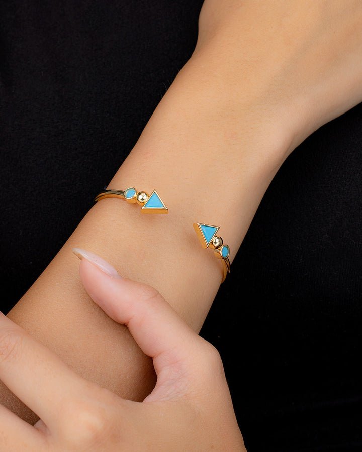 Kalena Turquoise Open Cuff Bracelet