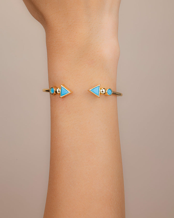 Kalena Turquoise Open Cuff Bracelet