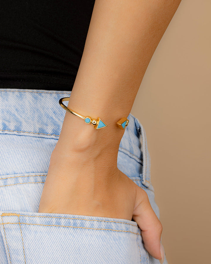 Kalena Turquoise Open Cuff Bracelet