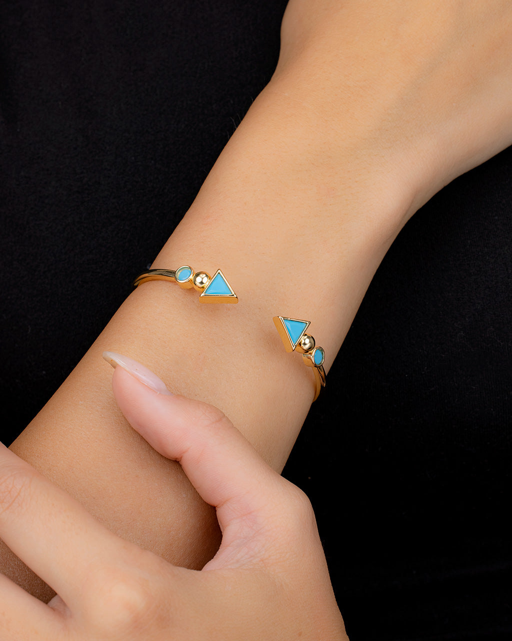 Kalena Turquoise Open Cuff Bracelet