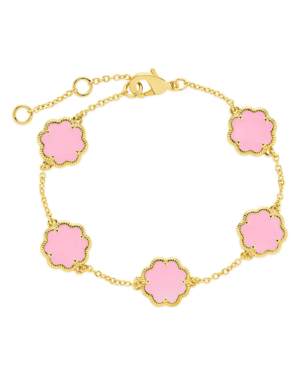 Rose Petal Station Bracelet
