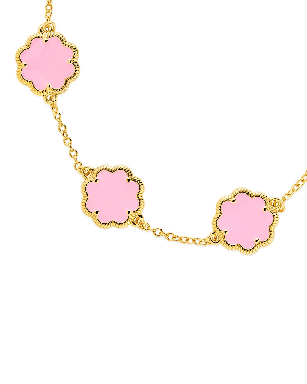 Rose Petal Station Bracelet