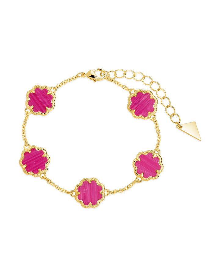 Rose Petal Station Bracelet