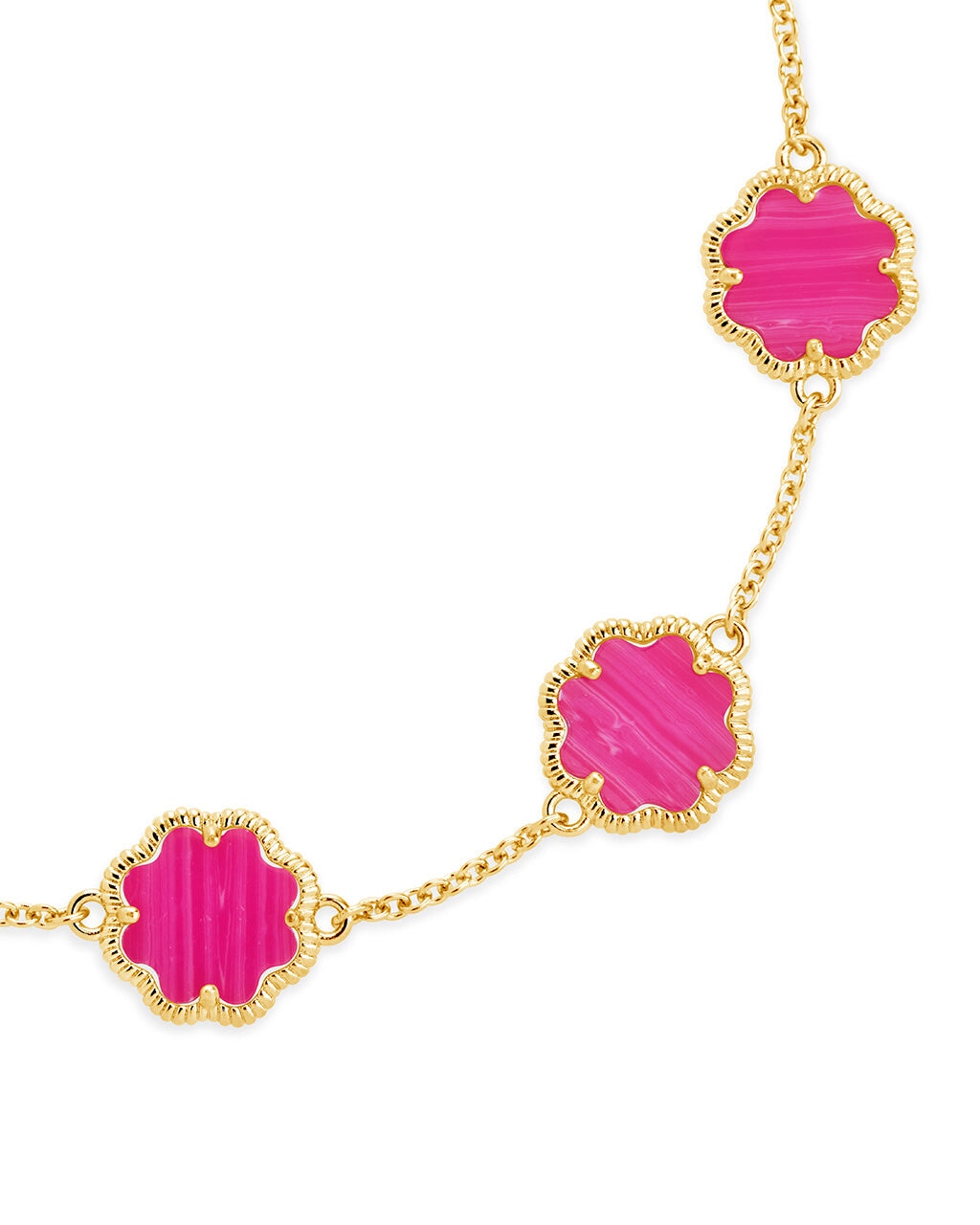 Rose Petal Station Bracelet