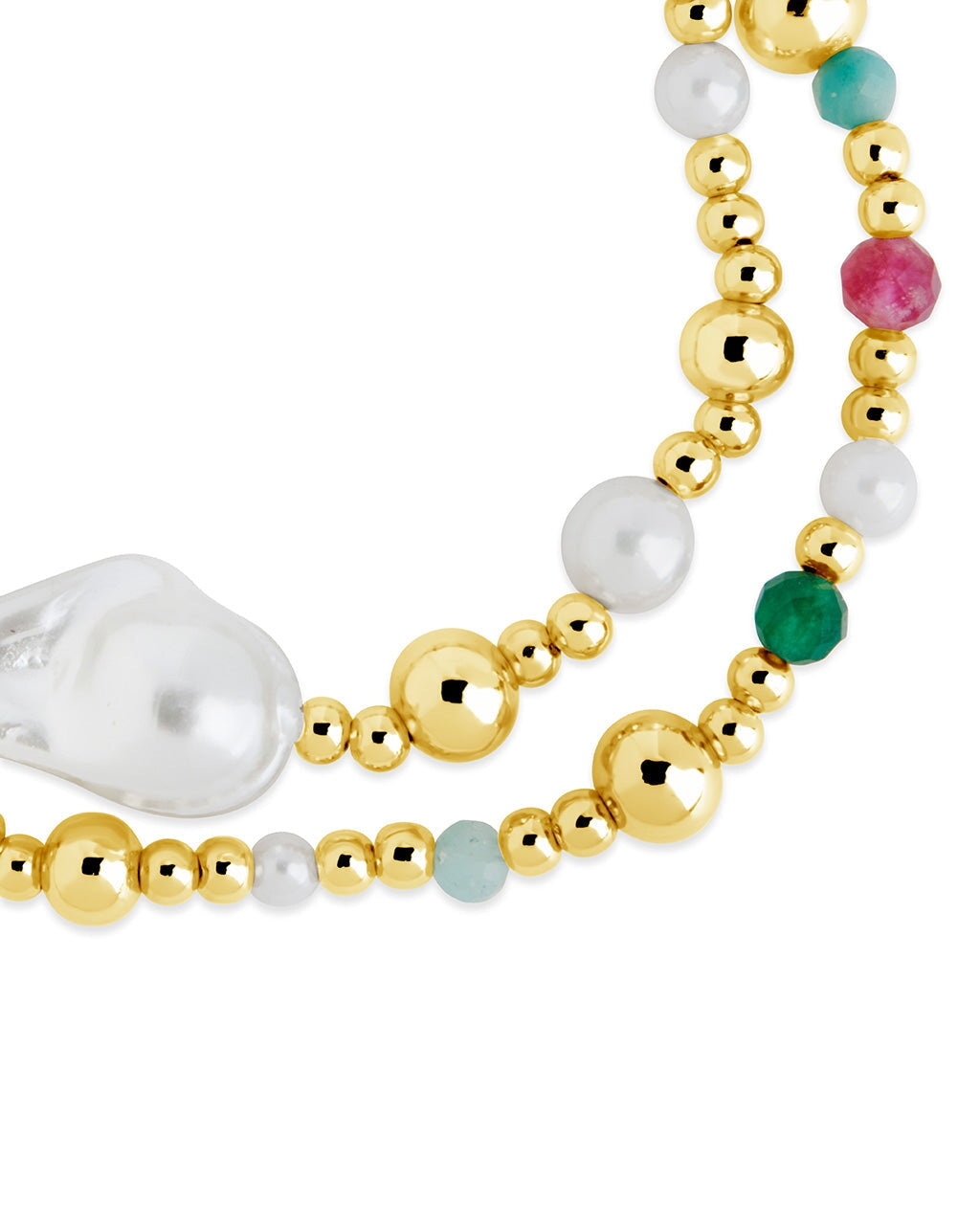 Nell Pearl Stretch Bracelet Set